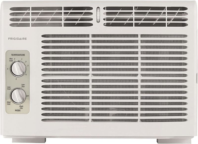 Photo 1 of Frigidaire FFRA051WAE Window-Mounted Room Air Conditioner, 5,000 BTU with Temperature Control and Easy-to-Clean Washable Filter, in White
***SEE NOTE***