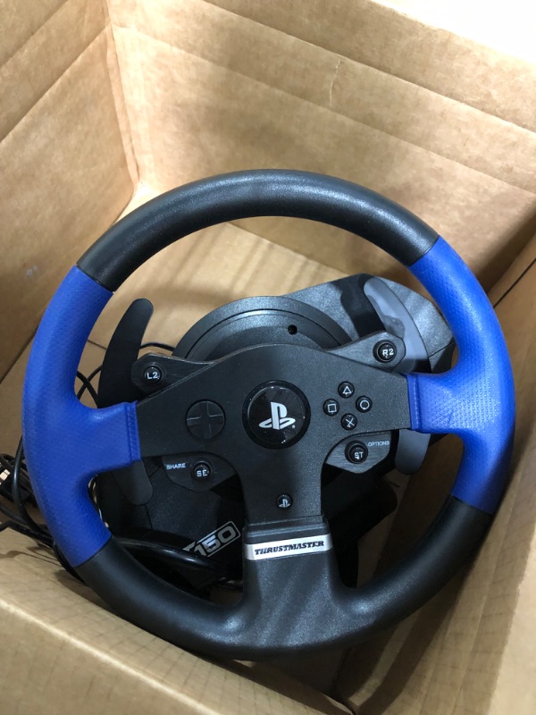 Photo 3 of Thrustmaster T150 RS Racing Wheel (PS4, PC) works with PS5 games
