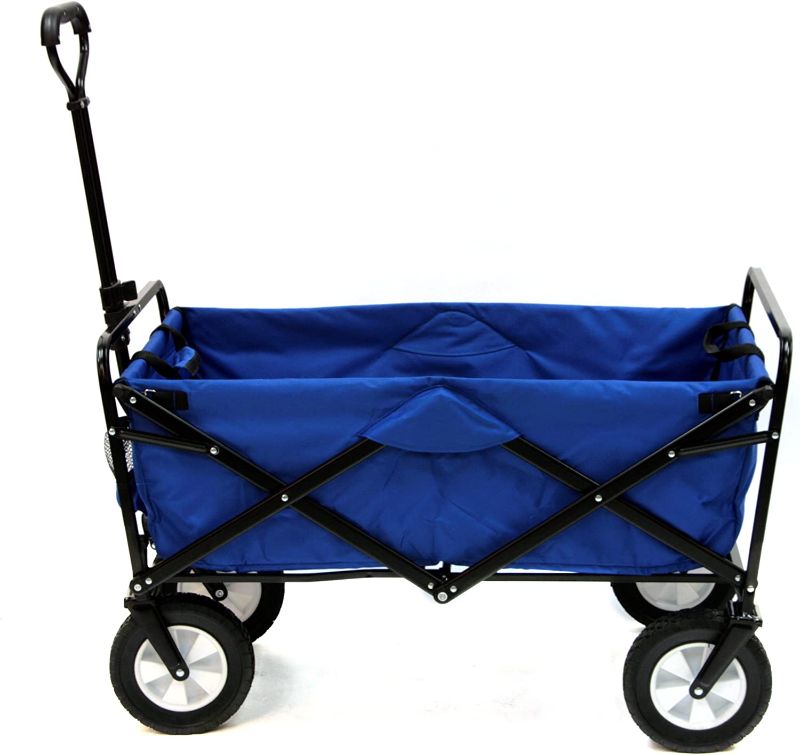 Photo 1 of  Outdoor Utility Wagon, Solid Blue