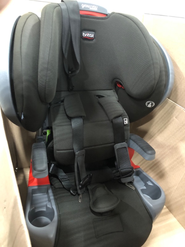 Photo 2 of Britax Grow with You ClickTight Harness-2-Booster Car Seat, Cool N Dry - Cool Flow Moisture Wicking Fabric
