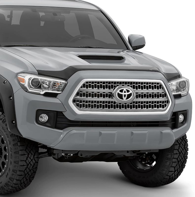 Photo 1 of Auto Ventshade [AVS] Aeroskin Hood Protector | Low Profile / Flush Mount | Matte Black, 1 pc | 377079 | Fits 2016 - 2022 Toyota Tacoma
