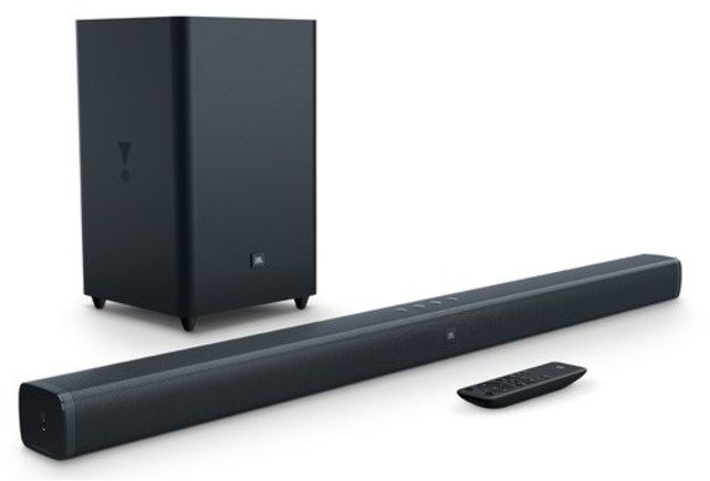Photo 1 of JBL Bar 2.1 Powered Sound Bar with Wireless Subwoofer and Bluetooth
