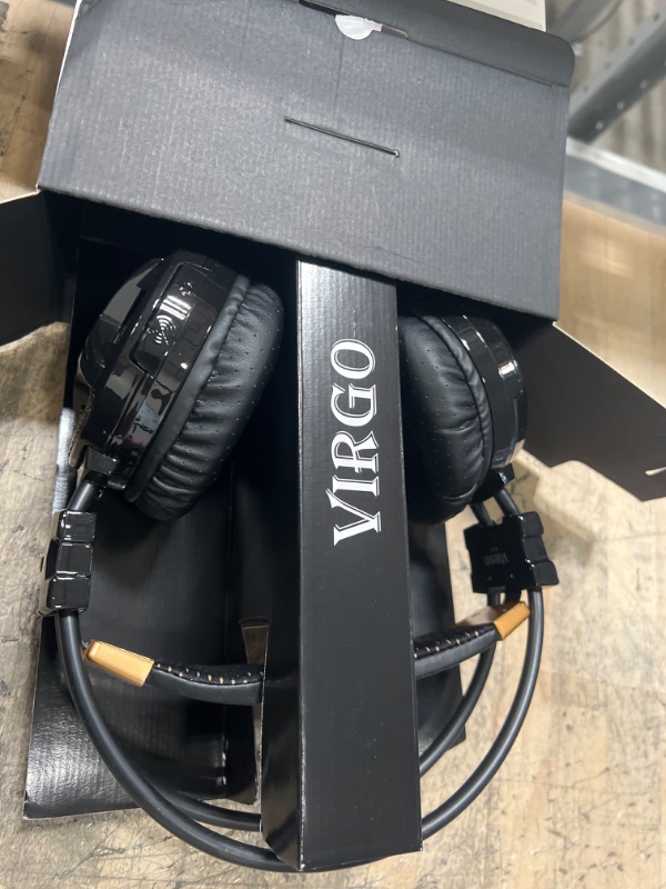 Photo 2 of WeIM Gaming Headset Virgo M60 (Black) - Surround Gaming Headset for PC, USB Connector, Intelligent Vibration, Voice Changer, Strong bass, Flexible Sensitive Mic, LED Illumination, Compatible with PS