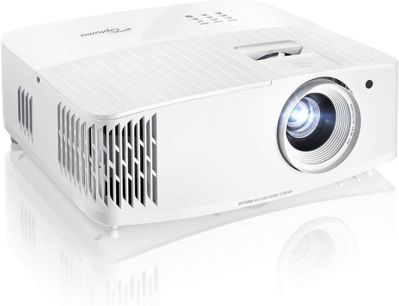 Photo 1 of BROKEN/LOOSE INTERIOR COMPONENT; SCRATCHED***Optoma UHD35 True 4K UHD Gaming Projector | 3,600 Lumens | 4.2ms Response Time at 1080p with Enhanced Gaming Mode | 240Hz Refresh Rate | HDR10 & HLG
