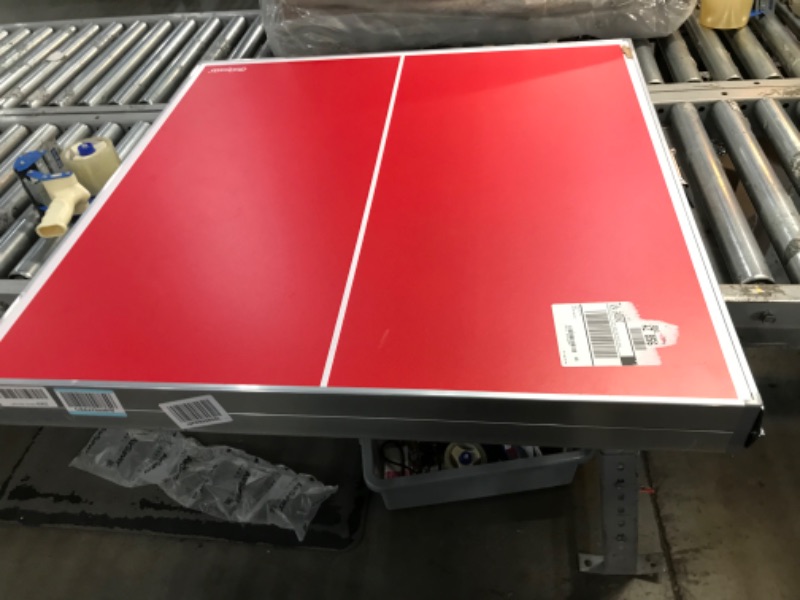 Photo 2 of **table only** GoSports Mid-Size Table Tennis Game Set - Indoor/Outdoor Portable Table Tennis Game with Net, 2 Table Tennis Paddles and 4 Balls

