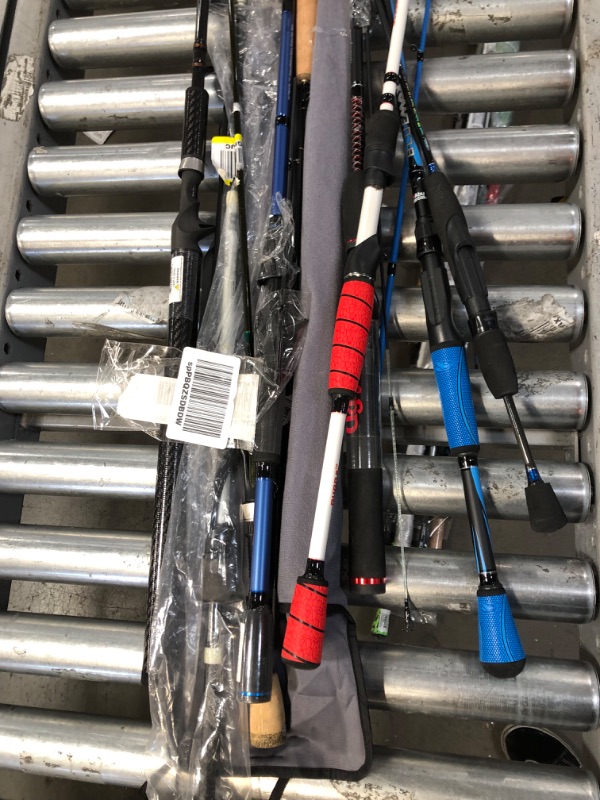 Photo 1 of **BUNDLE OF 10 BROKEN FISHING RODS 