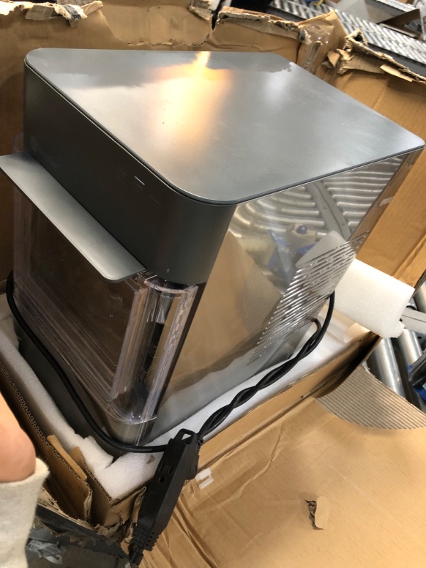 Photo 9 of GE Profile Opal 2.0 | Countertop Nugget Ice Maker with Side Tank | Ice Machine with WiFi Connectivity | Smart Home Kitchen Essentials | Stainless Steel Stainless Steel Ice Maker + Side Tank