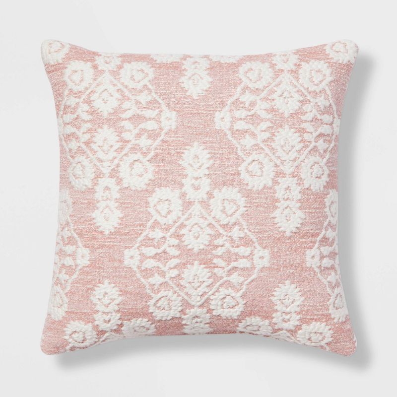 Photo 1 of Cotton Textured Throw Pillow - Threshold™
