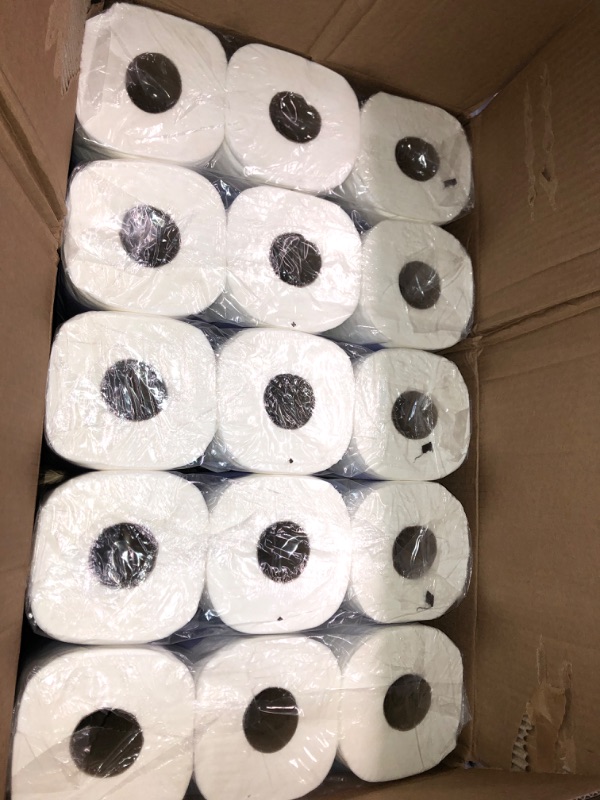 Photo 2 of Amazon Basics 2-Ply Toilet Paper 5 Packs, 6 Rolls per pack (30 Rolls total) (Previously Solimo)

