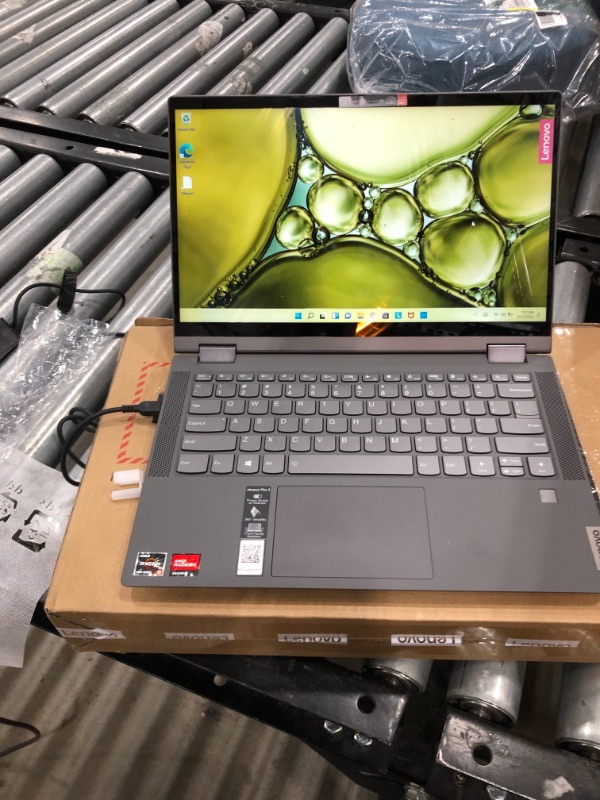 Photo 2 of  Lenovo Flex 5 14" FHD IPS Touchscreen 2-in-1 Laptop, AMD Ryzen 5 5500U, 16GB RAM, 256GB PCIe SSD, Backlit KB, Wi-Fi 6, Fingerprint, Type-C,