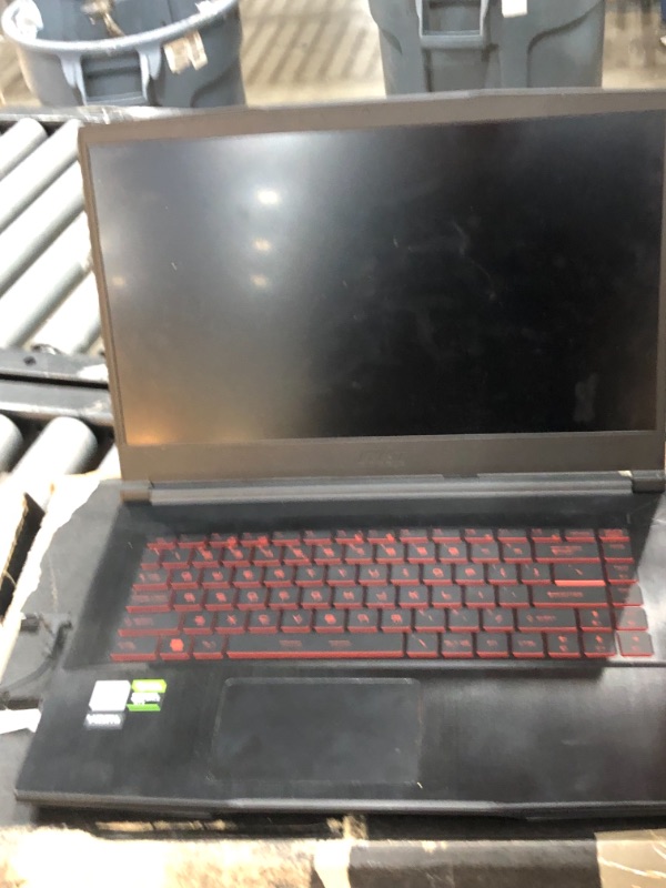 Photo 1 of NEEDS PROFESSIONAL REPAIR DID NOT DISPLAY ANYTHING 
MSI GF63 Thin 10SCXR-222US 15.6" 8GB 256GB SSD Core i5-10500H 2.5GHz Win10H, Black
