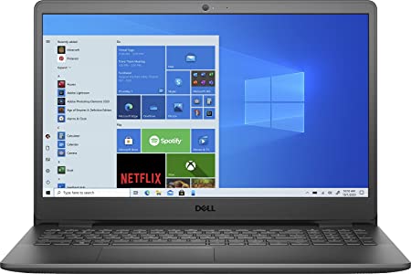 Photo 1 of Dell Inspiron 3000 15.6" Full HD Touchscreen Laptop, Intel Core i3-1115G4, 8GB RAM, 256GB SSD, Windows 10 Home, Black
