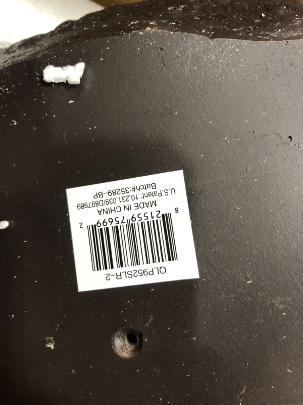 Photo 1 of **ONE UNIT IS MISSING ELECTRONICS** Alpine Corporation Weather-Resistant Bluetooth Solar-Powered Outdoor Wireless Rock Speaker – Set of 2