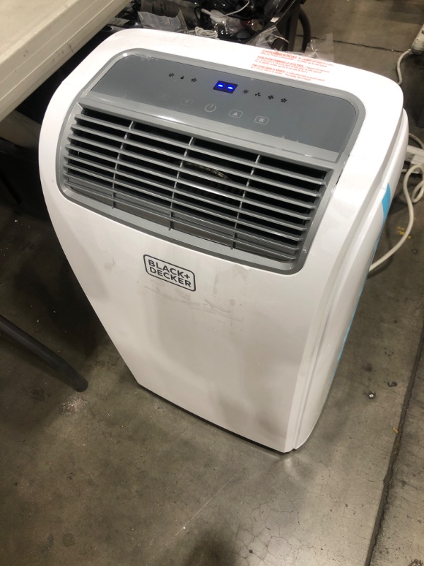 Photo 6 of **Minor Damage** BLACK+DECKER 8,000 BTU Portable Air Conditioner with Remote Control, White
