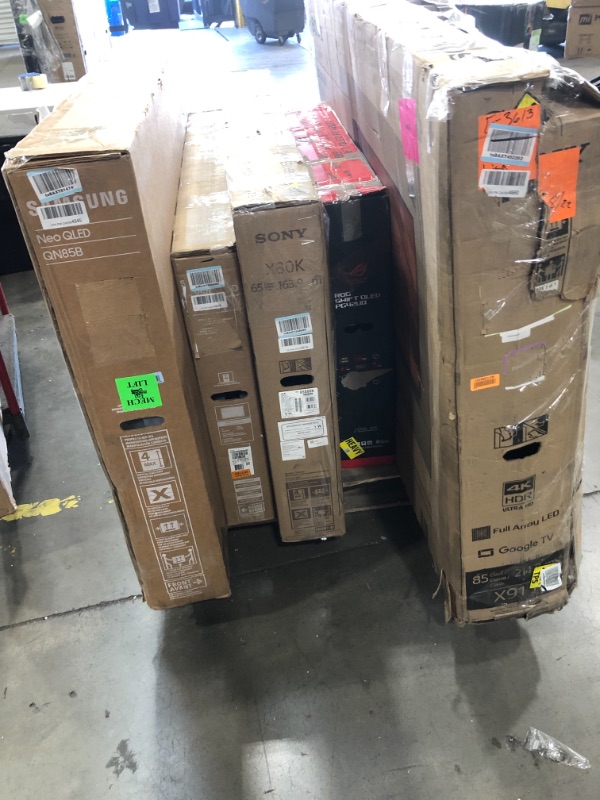 Photo 2 of MIXED PALLET OF DAMAGED TVS**SET OF 5**NO REFUNDS