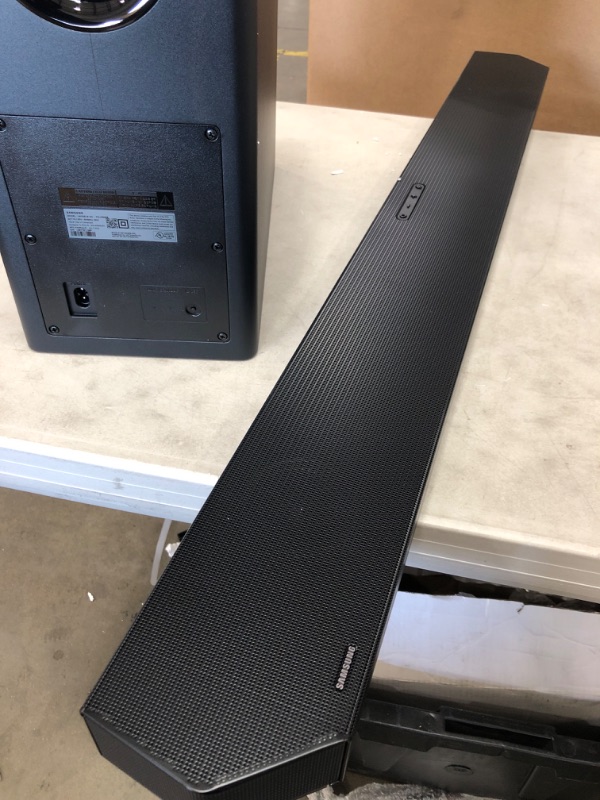 Photo 2 of **Tested** SAMSUNG HW-Q910B 9.1.2ch Soundbar w/ Wireless Dolby Atmos, DTS:X, Rear Speakers, Q Symphony, Built In Voice Assistant, SpaceFit Sound, Airplay 2, Adaptive Sound, Game Pro Mode, Alexa Built-In, 2022 HW-Q910B Soundbar