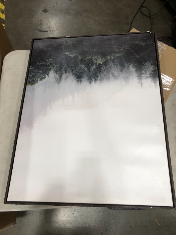 Photo 4 of **MINOR DAMAGE** 24" x 30" Mystic Forest Framed Canvas - Threshold™

