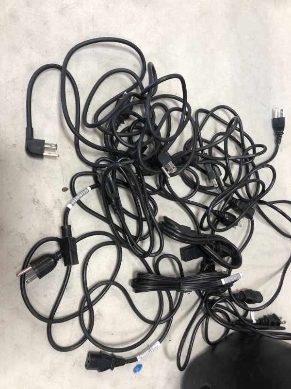 Photo 1 of MIXED BUNDLE OF TV POWER CORDS**MIXED TYPES**15 UNITS**