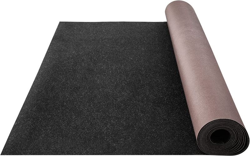 Photo 1 of VEVOR Marine Carpet, 6 x 13 ft Boat Carpeting, Charcoal Black Marine Grade Boat Carpet, Indoor/Outdoor Marine Carpeting w/ Water-proof TPR Backing, Water-proof Carpet Roll for Home, Patio, Porch, Deck
