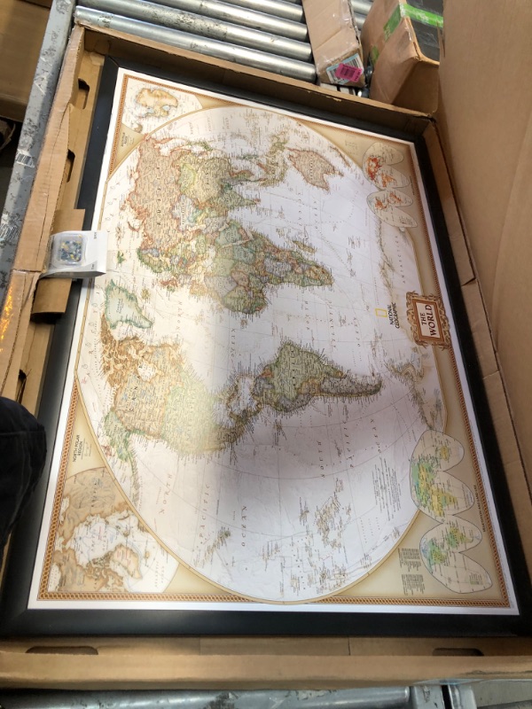 Photo 1 of 3x2 feet world map national geographic 