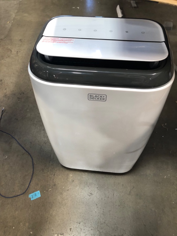 Photo 4 of BLACK+DECKER 14,000 BTU Portable Air Conditioner with Heat and Remote Control, White White 14,000 BTU + HEAT