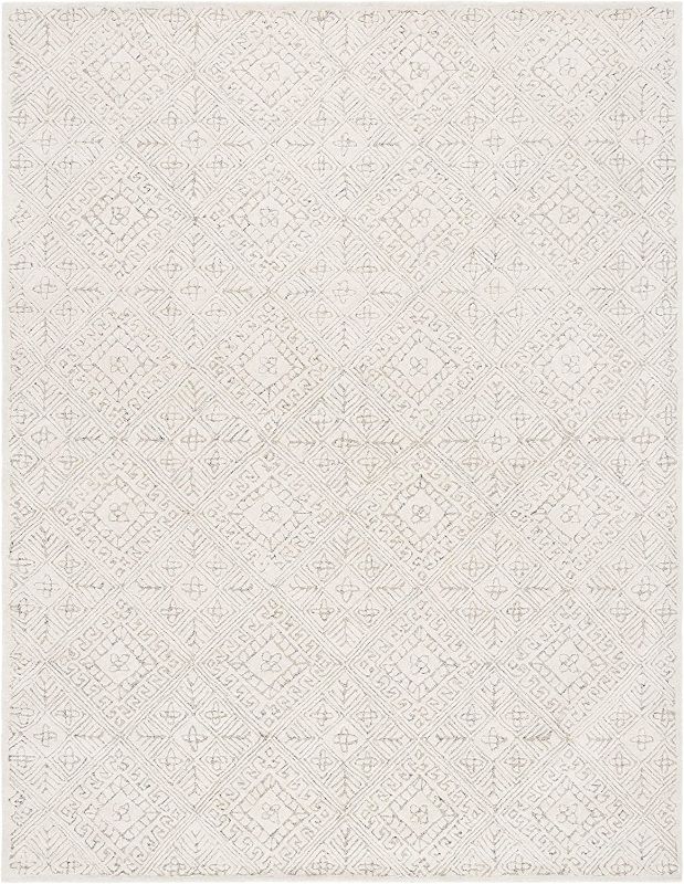 Photo 1 of SAFAVIEH Glamour Collection 8' x 10' Ivory/Beige GLM660A Handmade Premium Wool Area Rug
