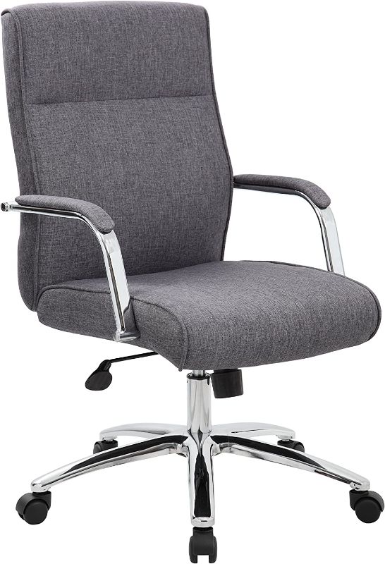 Photo 1 of Boss Office Products Modern Executive Conference Chair, Grey
