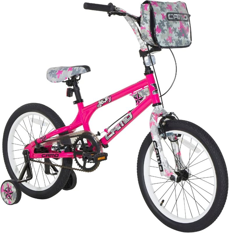 Photo 1 of Dynacraft 8093-36TJ Decoy Girls Camo Bike, 18-Inch, Pink/Black/White
