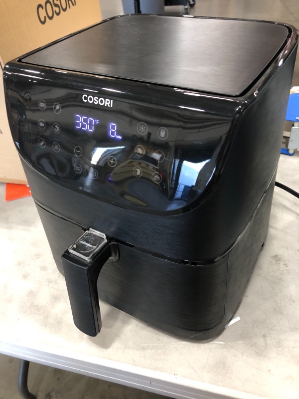 Photo 2 of **MISSING PARTS** COSORI Pro Smart Air Fryer 5.8QT 11-in-1 Cooking Presets (800+ Online Recipes) , APP and Touch Screen Control, Works with Alexa & Google Assistant, Dishwasher-Safe Square Basket Pro Black