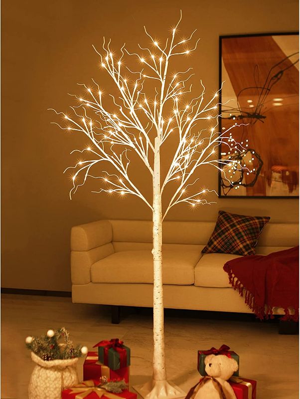 Photo 1 of 6FT LIGHTED BIRCH TREE 