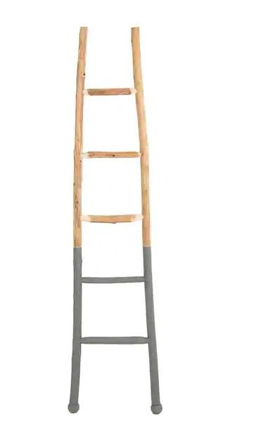 Photo 1 of 3R Studios  Dark Grey Decorative Wood Ladder