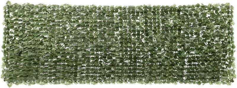 Photo 1 of VINGLI Artificial Hedges Faux Ivy Leaves Fence, Decorative Trellis Privacy Screen Mesh, for Outdoor Decor, Garden, Yard ,39"x119"
