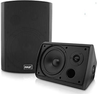 Photo 1 of Pyle Home PDWR62BTBK 6.5" Indoor/Outdoor Wall-Mount Bluetooth Speaker System (Black)