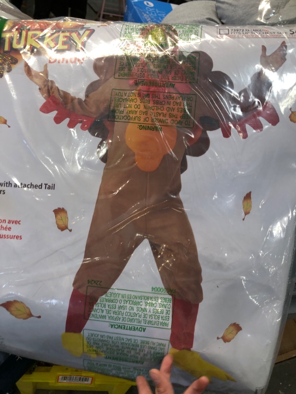 Photo 2 of Forum Novelties One Size Johnny-O-Turkey Adult Halloween Costume