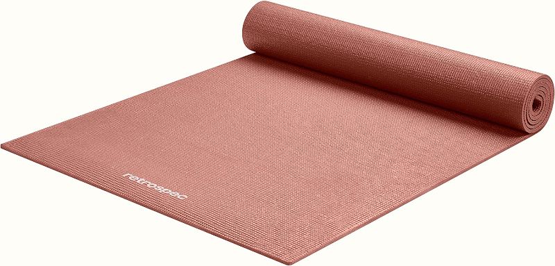 Photo 1 of  Pismo Yoga Mat w/Nylon Strap for Men & Women - Non Slip Excercise Mat for Yoga, Pilates, Stretching, Floor & Fitness Workouts
