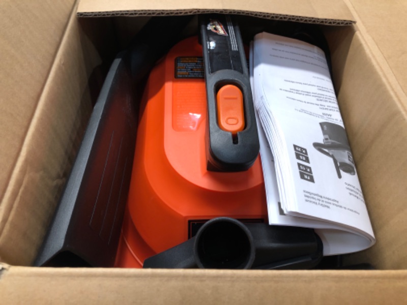 Photo 2 of Armor All, AA255 , 2.5 Gallon 2 Peak HP Wet/Dry Utility Shop Vacuum , Orange 2.5 Gal Vac