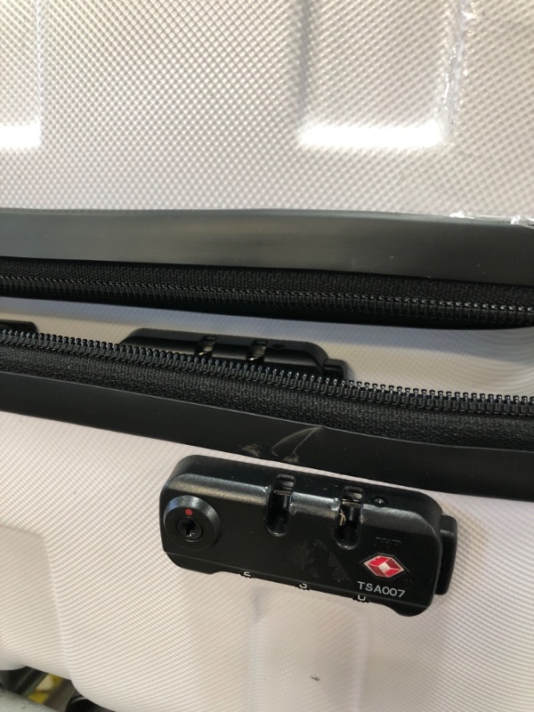 Photo 4 of COOLIFE Luggage 3 Piece Set Suitcase Spinner Hardshell Lightweight TSA Lock 4 Piece Set
