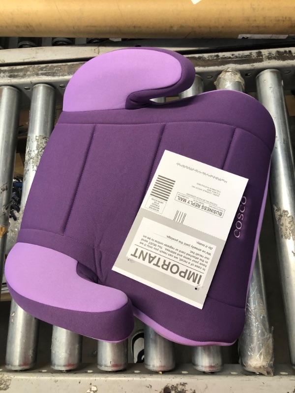 Photo 2 of Cosco Topside Child Safe Belt Positioned Backless Booster Car Seat, Purple Grape