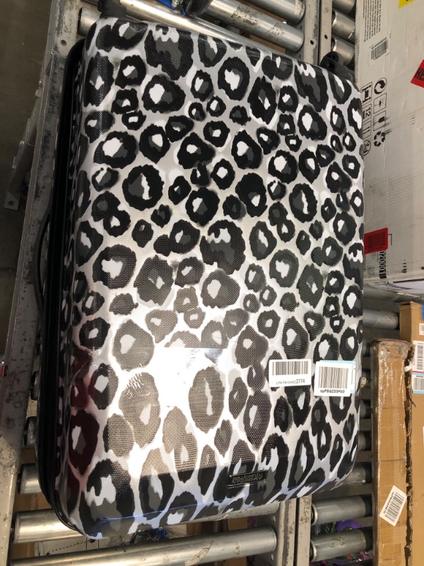 Photo 2 of *MISSING OTHER 2 SETS American Tourister Moonlight Hardside Expandable Luggage with Spinner Wheels, Leopard Black, 3-Piece Set (21/24/28)
