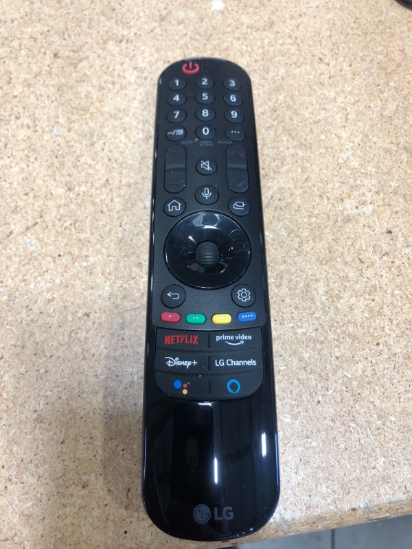 Photo 2 of New MR21GA / AGF30136002 OEM Replacement Magic Bluetooth TV Remote Controller with Mic for LG OLED65C1PUB 65 C1 Series 4K Smart OLED TV (2021) with Netflix Prime Video Disney+ LG Channels Buttons
