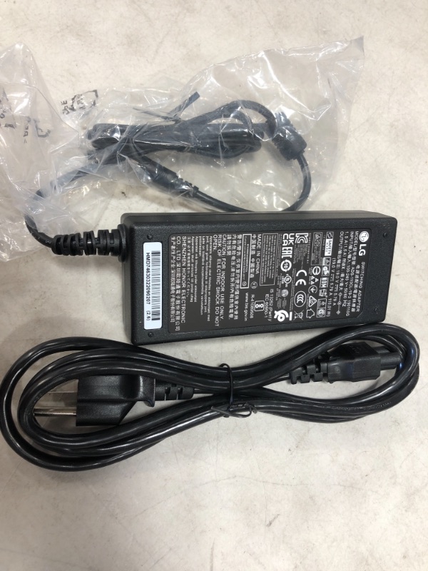 Photo 1 of LG ADS-110CL-19-3 AC Adapter Power Cord Supply Charger Cable Wire Original Genuine

