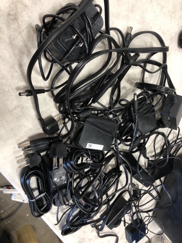 Photo 1 of MIXED BUNDLE OF TV POWER CORDS**MIXED TYPES**15 UNITS**