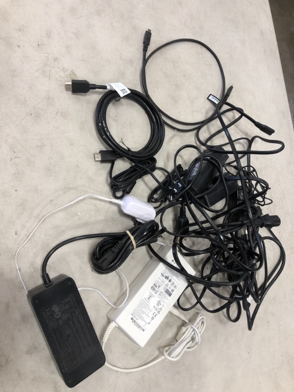 Photo 1 of MIXED BUNDLE OF TV AND LAPTOP POWER CORDS**15 UNITS**