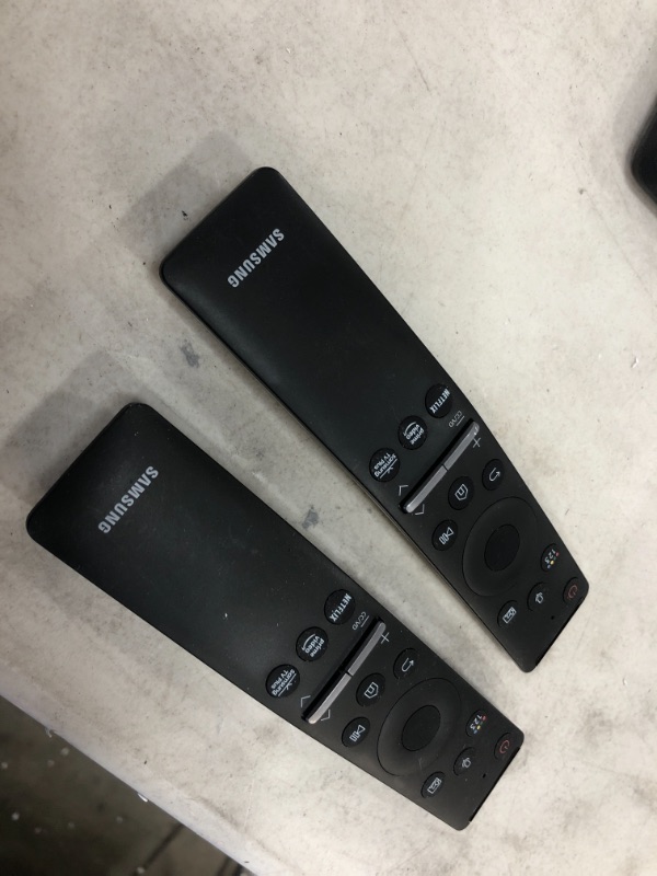 Photo 2 of **BUNDLE OF 2** BN59-01330A RMCSPR1AP1 Voice Remote for Samsung 4K Smart TV QN32LS03TBF 
