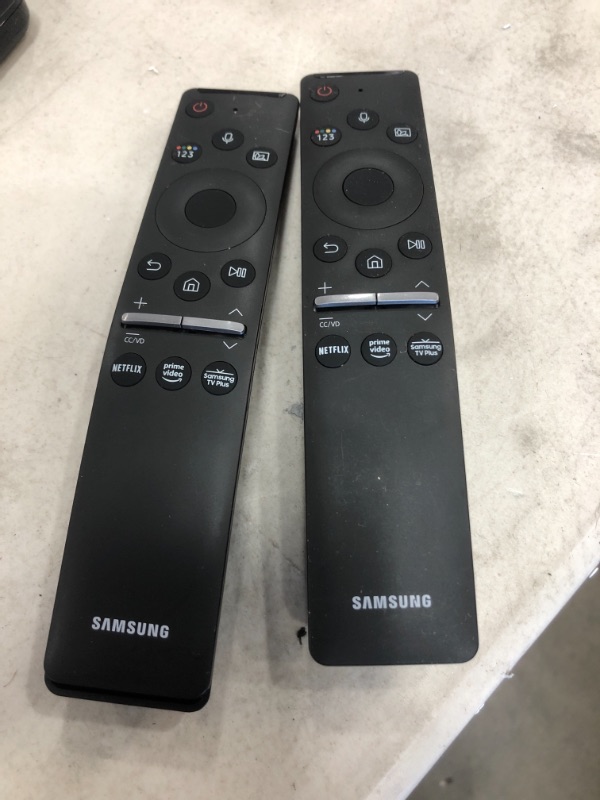 Photo 2 of **BUNDLE OF 2** BN59-01330A RMCSPR1AP1 Voice Remote for Samsung 4K Smart TV QN32LS03TBF 
