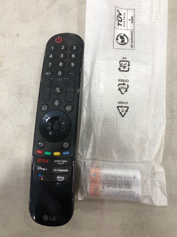 Photo 2 of New MR21GA / AGF30136002 OEM Replacement Magic Bluetooth TV Remote Controller with Mic for LG OLED65C1PUB 65 C1 Series 4K Smart OLED TV (2021) with Netflix...
