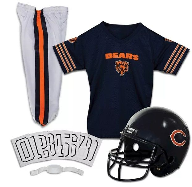 Photo 1 of Franklin Sports NFL Chicago Bears Deluxe Uniform Set SIZE SMALL/MED

