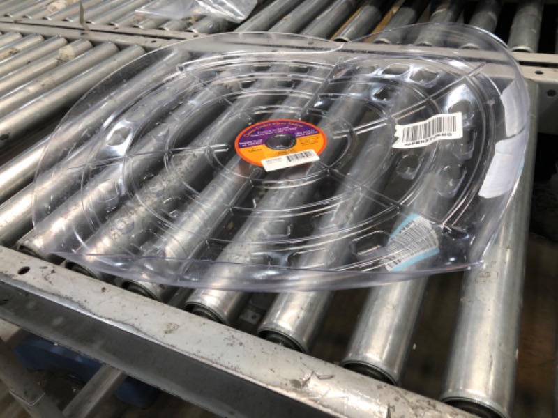 Photo 2 of **UNIT BENT** Down Under Plant Caddie S52140LVC Bosmere Down Under Plant Saucer, 21", Transparent
