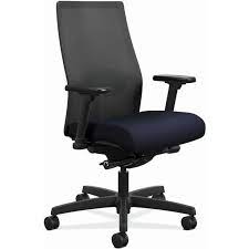 Photo 1 of **MISSING HARDWARE** HON Ignition 2.0 Chair - Fabric Seat - Black Mesh Back - Black Frame - Black
