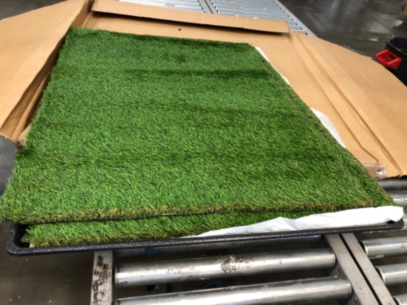 Photo 1 of **DAMAGED** LOMANTOWN Dog Little Box Grass Potty Training Mat 40 X 31IN

